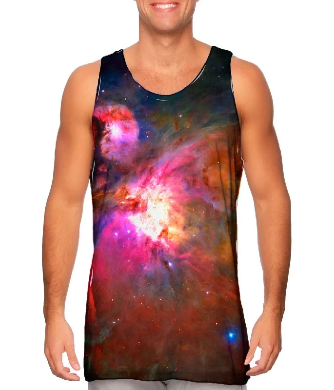 Plus Size Women's Ruffled Hem Tank Tops with Floral PrintsOrion Nebula Hubble 2006 Mosaic Space Galaxy Plus Size Women's Ruffled Hem Tank Tops with Floral PrintsOrion Nebula Hubble 2006 Mosaic Space Galaxy