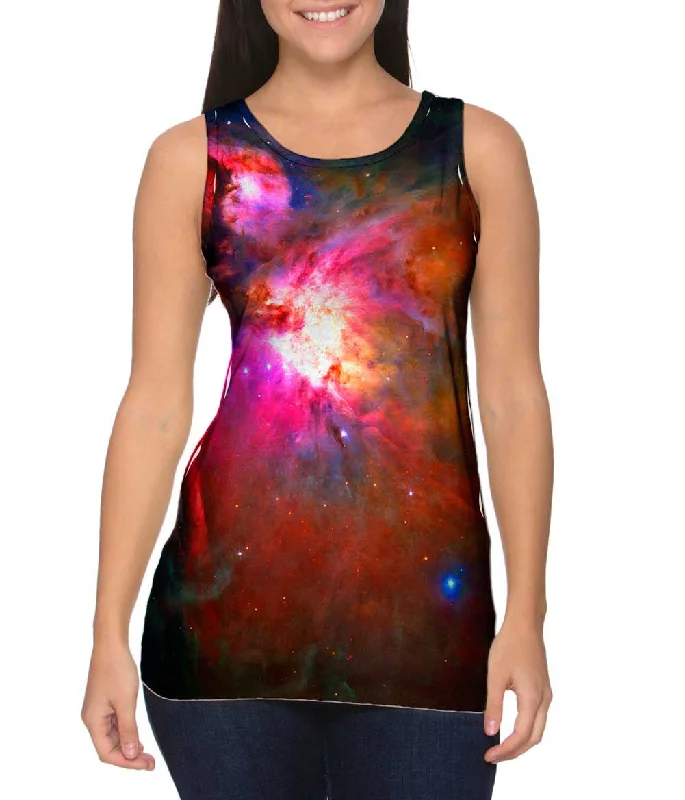 V - Neck Women's Moisture - Wicking Tank Tops for RunningOrion Nebula Hubble 2006 Mosaic Space Galaxy V - Neck Women's Moisture - Wicking Tank Tops for RunningOrion Nebula Hubble 2006 Mosaic Space Galaxy