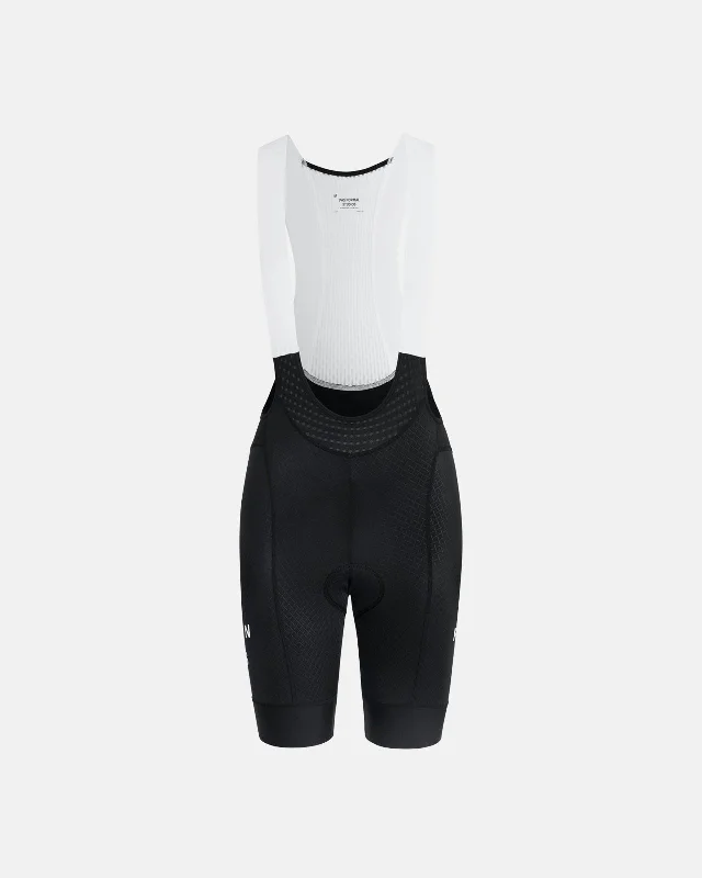 Twill Women Shorts with a Smooth Texture and DurabilityWomen's Mechanism Bib Short - Black Twill Women Shorts with a Smooth Texture and DurabilityWomen's Mechanism Bib Short - Black