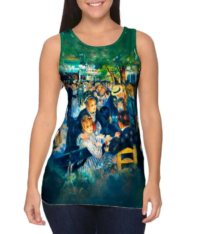 Crew Neck Women's Sustainable Tank Tops Made from Recycled MaterialsPierre Auguste Renoir - "Le Moulin De La Galette" (1876) Crew Neck Women's Sustainable Tank Tops Made from Recycled MaterialsPierre Auguste Renoir - "Le Moulin De La Galette" (1876)