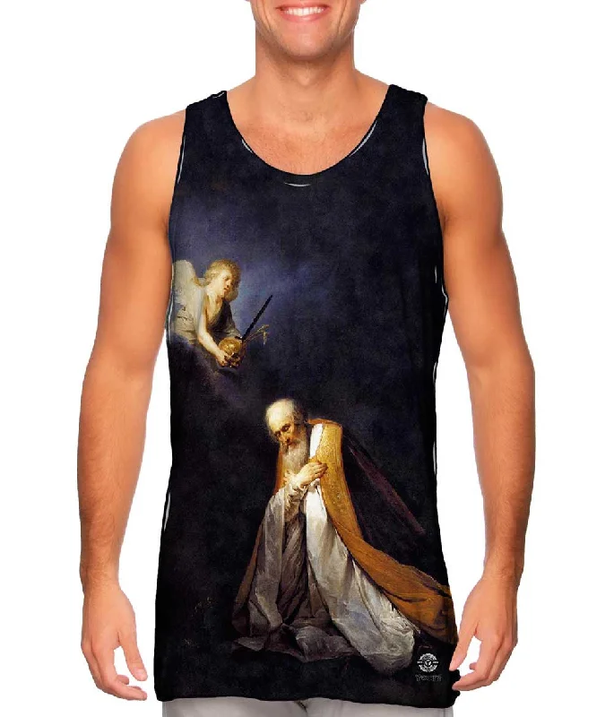 Square Neck Women's Organic Cotton Tank Tops in Earth TonesPieter de Grebber - "King David in Prayer" (1635) Square Neck Women's Organic Cotton Tank Tops in Earth TonesPieter de Grebber - "King David in Prayer" (1635)
