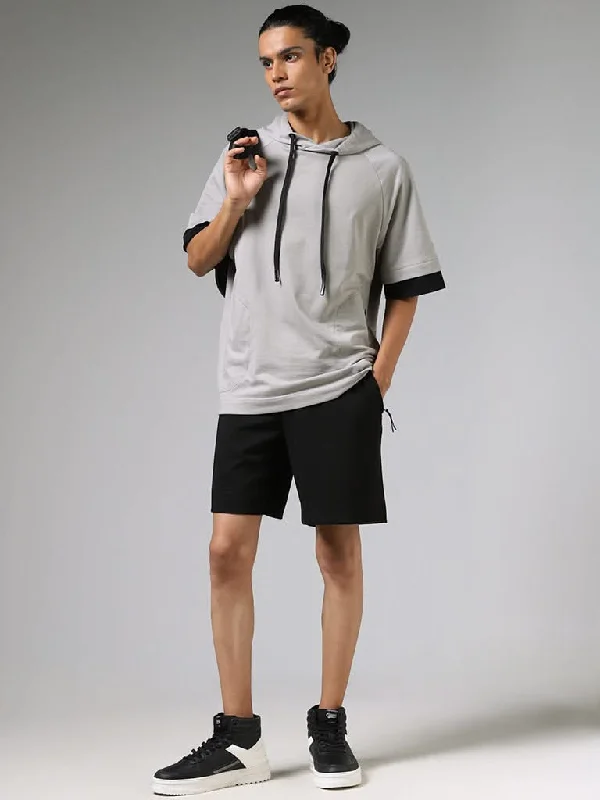 High - Waisted Women Shorts for a Retro and Flattering LookStudiofit Solid Black Relaxed-Fit Mid-Rise Shorts High - Waisted Women Shorts for a Retro and Flattering LookStudiofit Solid Black Relaxed-Fit Mid-Rise Shorts