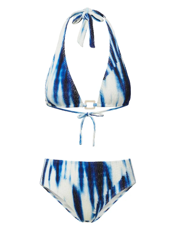 Tie - side bikini bottoms for an adjustable and stylish fitAllison Top + Classic Midrise Bottom in Elba Island Tie - side bikini bottoms for an adjustable and stylish fitAllison Top + Classic Midrise Bottom in Elba Island