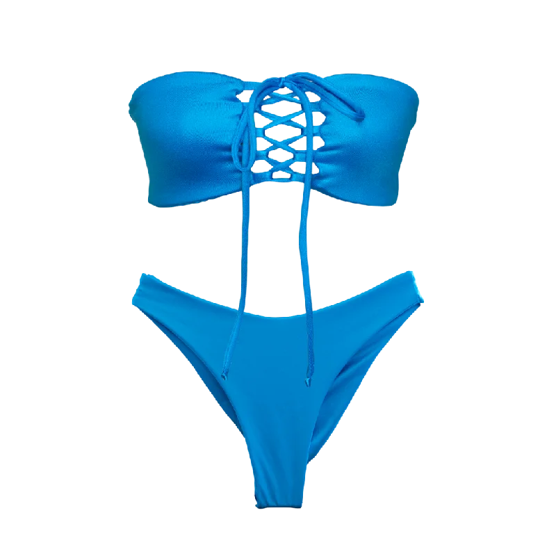 Monokini - style bikini with a unique one - piece - meets - bikini designAqua Brigitte Bundle Monokini - style bikini with a unique one - piece - meets - bikini designAqua Brigitte Bundle