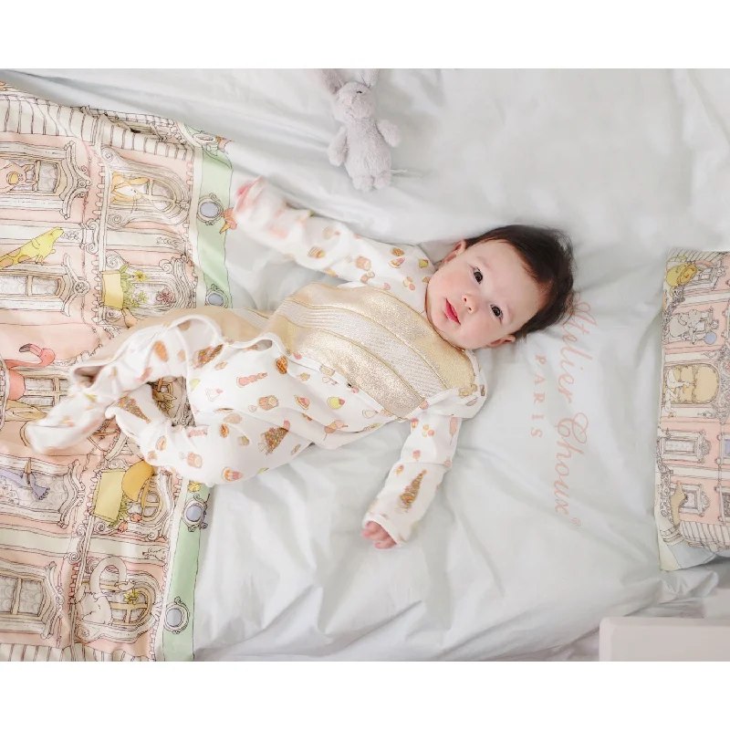 Cut - Out Bodysuits for a Trendy and Fashion - Forward StyleAtelier Choux Gold Playsuit Sweetie Pie Cut - Out Bodysuits for a Trendy and Fashion - Forward StyleAtelier Choux Gold Playsuit Sweetie Pie