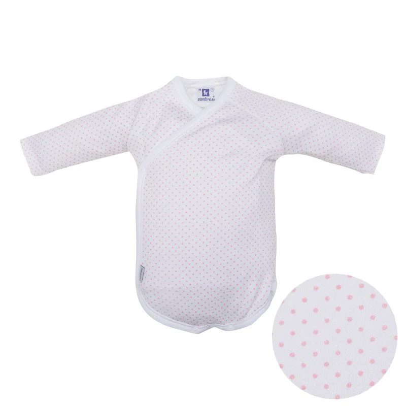 Crop Bodysuits to Pair with High - Waisted BottomsCambrass Body L.Sleeve Crossed Pink 701.1 Crop Bodysuits to Pair with High - Waisted BottomsCambrass Body L.Sleeve Crossed Pink 701.1