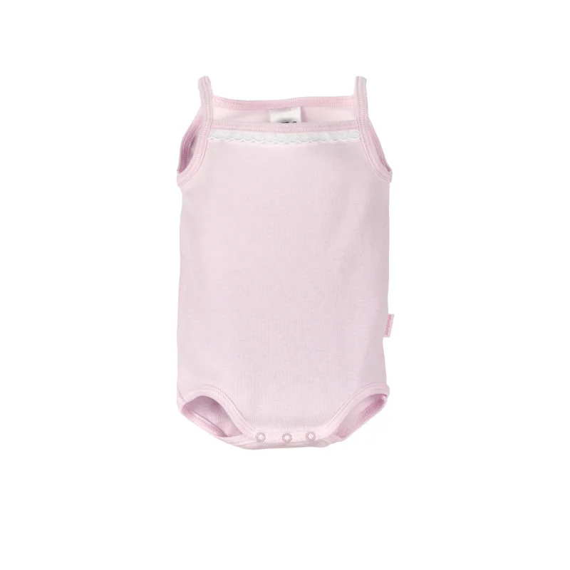 Sleeveless Bodysuits for a Cool and Casual Summer LookCambrass Body with Straps Puntilla Pink Sleeveless Bodysuits for a Cool and Casual Summer LookCambrass Body with Straps Puntilla Pink