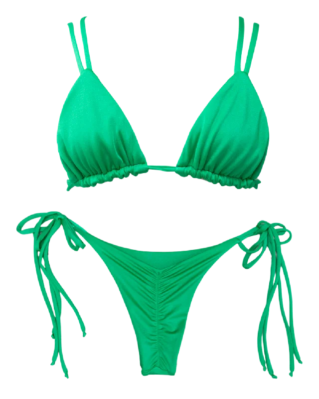Long - line bikini top for added support and a fashionable lookKelly Green Tori Bundle Long - line bikini top for added support and a fashionable lookKelly Green Tori Bundle