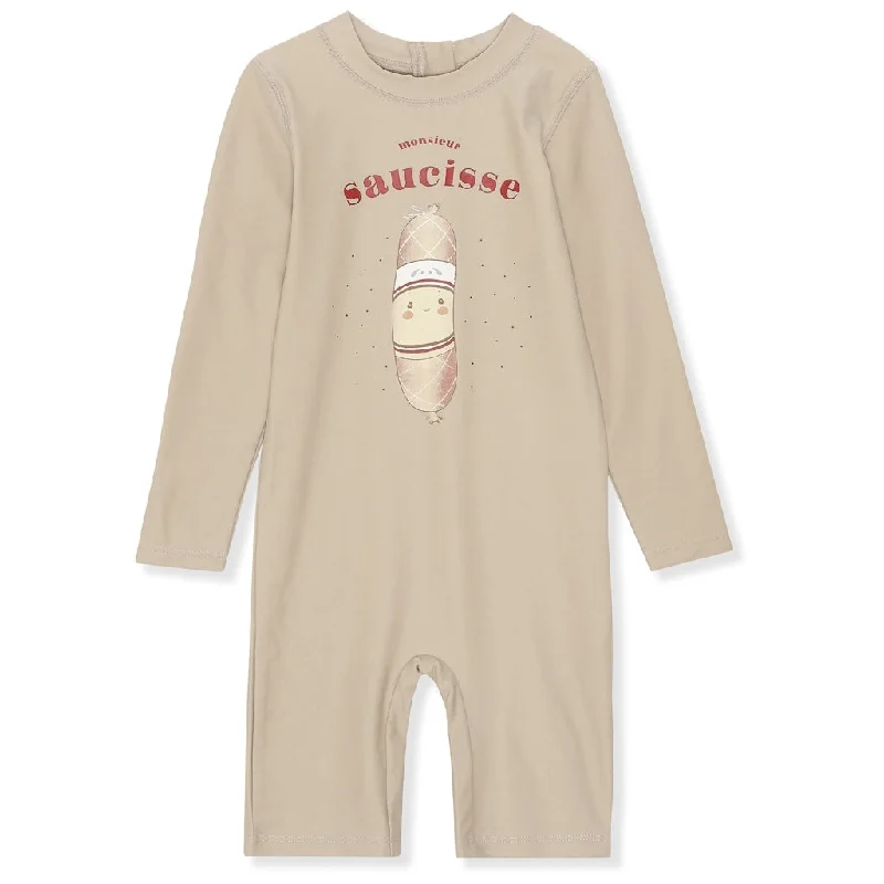 Printed Bodysuits with Floral Patterns for a Feminine VibeKonges Sløjd Aster Swim Onesie Oxford Tan Printed Bodysuits with Floral Patterns for a Feminine VibeKonges Sløjd Aster Swim Onesie Oxford Tan