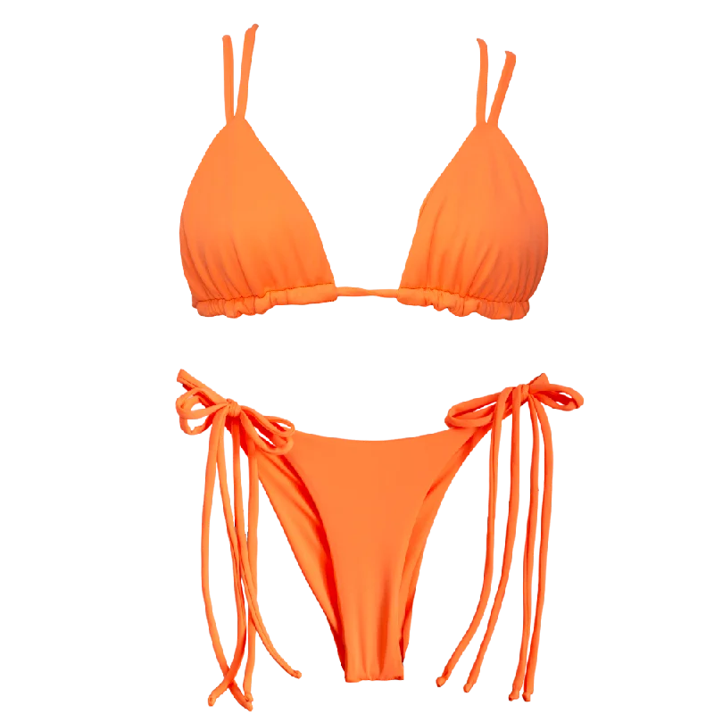 Push - up bikini top to enhance the bust for a confident beach appearanceNeon Orange Tori + Olivia Bundle Push - up bikini top to enhance the bust for a confident beach appearanceNeon Orange Tori + Olivia Bundle