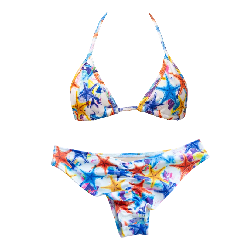 Ruched bikini with fabric gathers for a slimming effectStarfish Classic Cheeky Bundle Ruched bikini with fabric gathers for a slimming effectStarfish Classic Cheeky Bundle